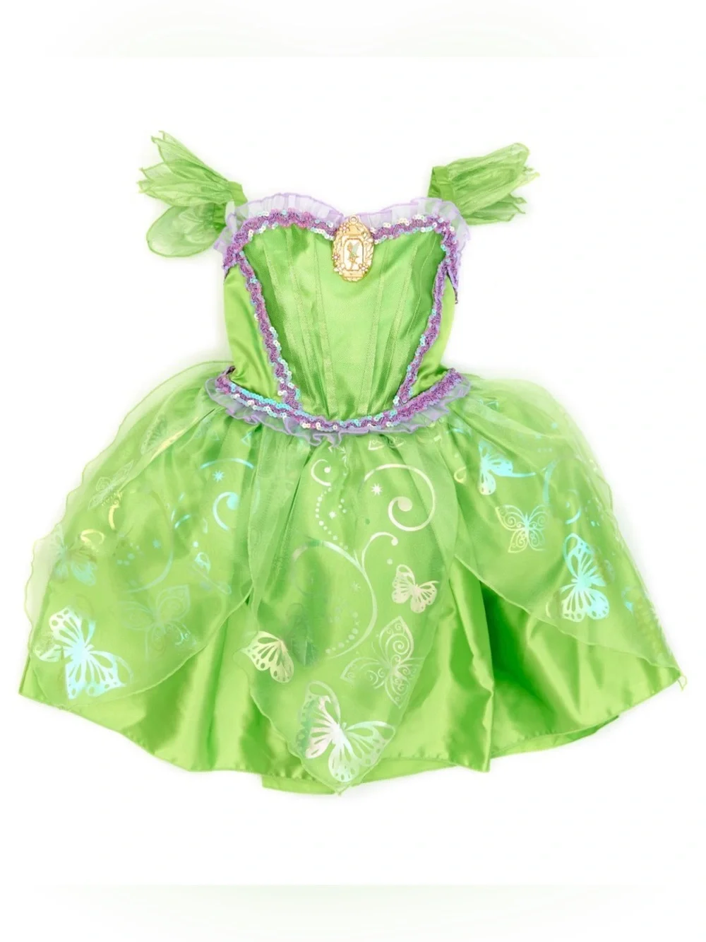 Disney Store Tinker Bell Halloween Costume Toddler Girls Size 5/6 Fairy Princess